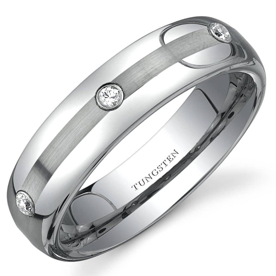 6mm Men's Premium Tungsten Band Size 8.5