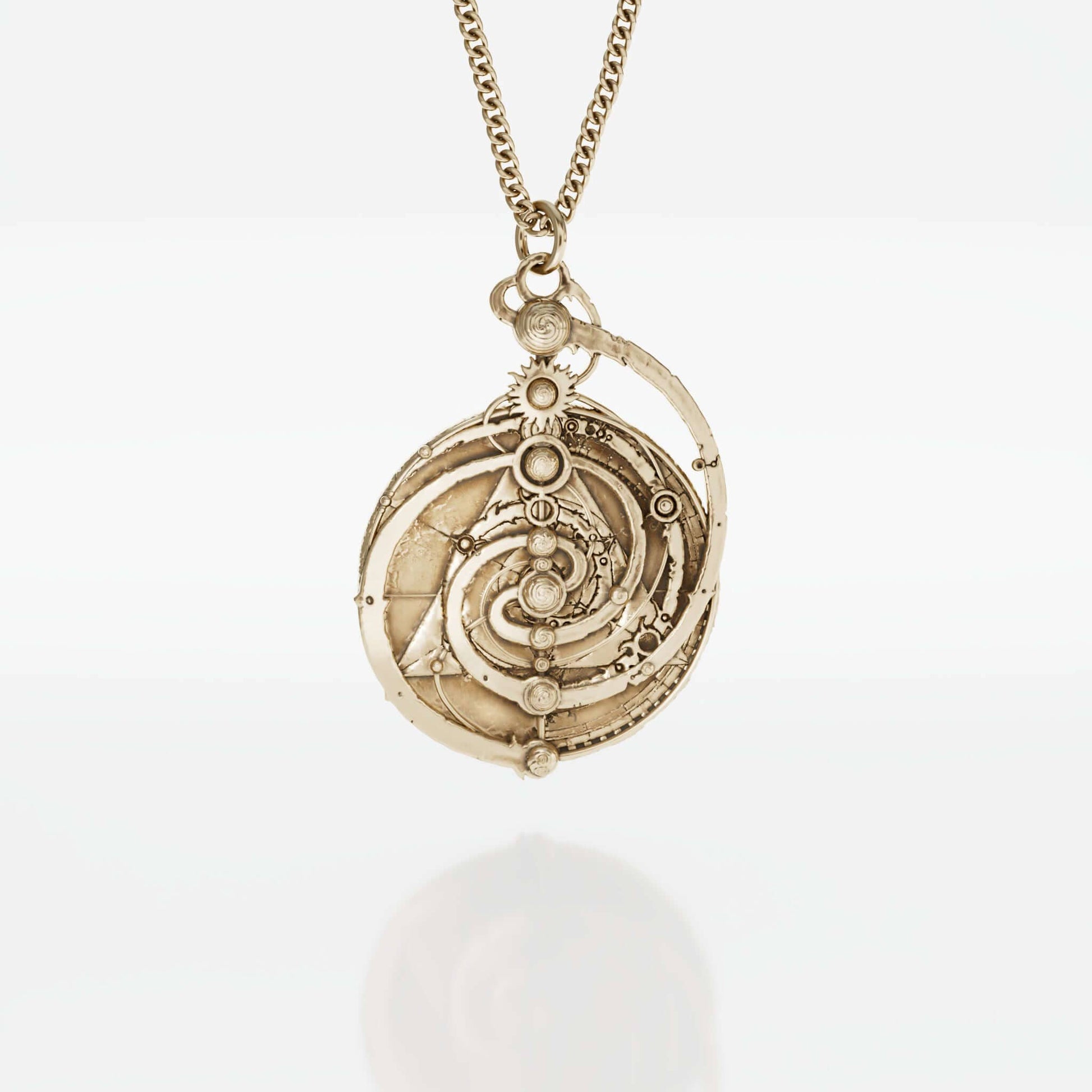 The Dark Crystal Mystic Spiral Constellation Mandala Necklace