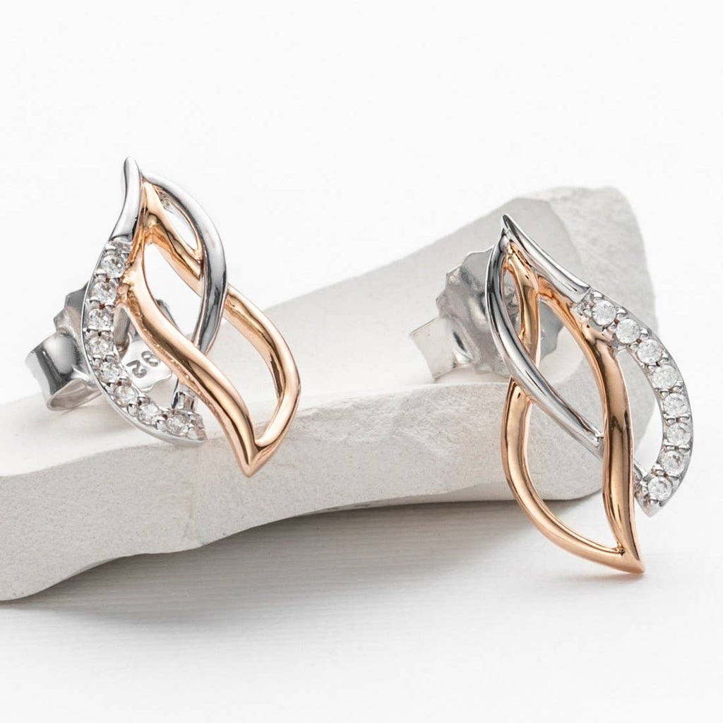 Sterling Silver Paisley Earrings Hypoallergenic