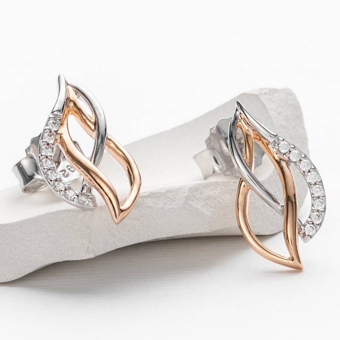 Sterling Silver Paisley Earrings Hypoallergenic