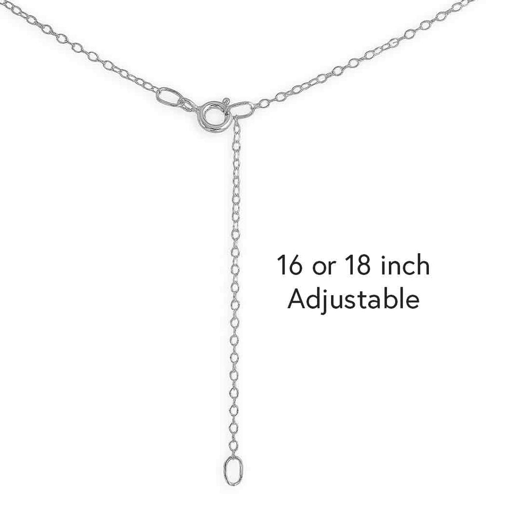 Sterling Silver or Bronze 3D Ghost Necklace: Sterling Silver