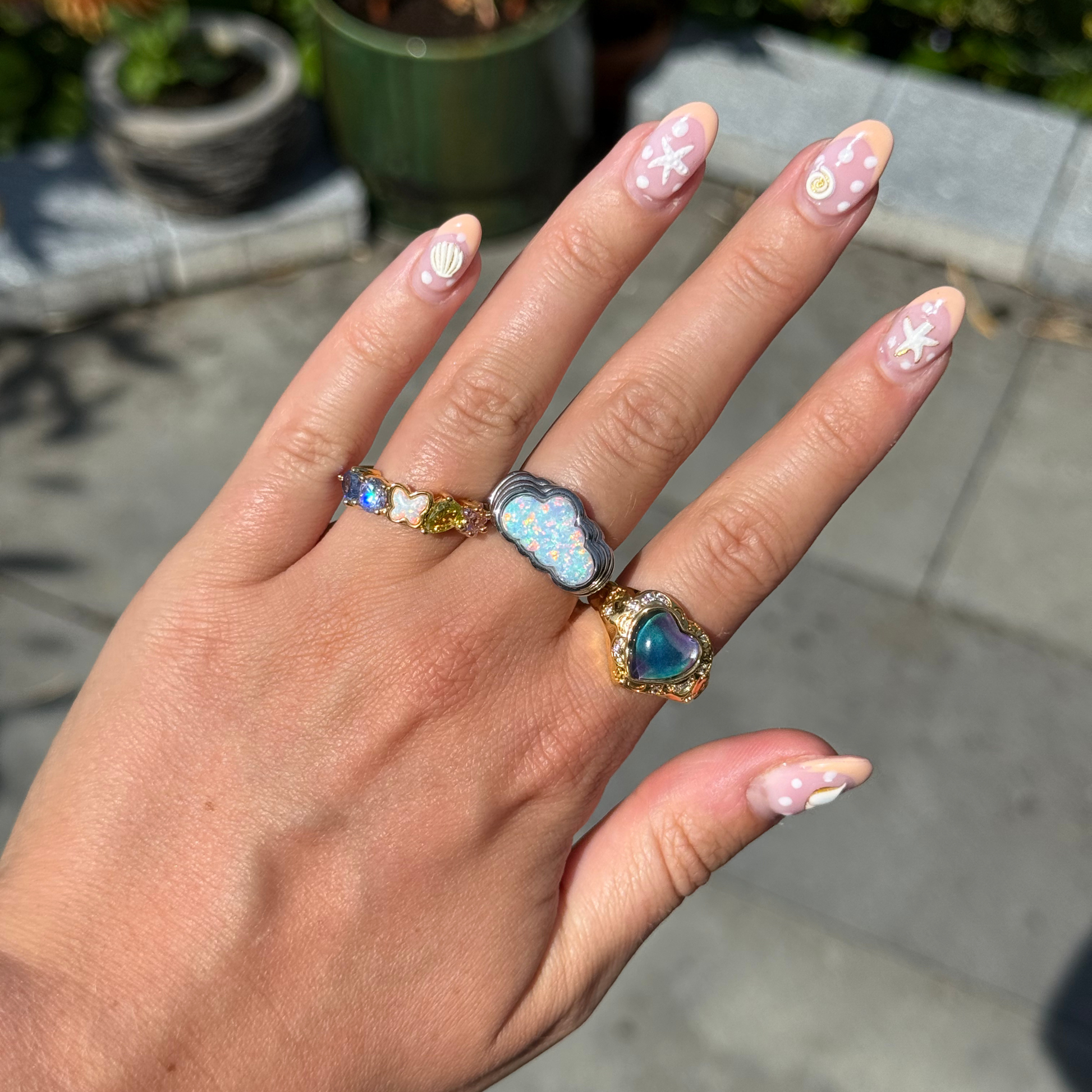 Midsummer Dream Ring Gold: L-US 9-UK R1/2