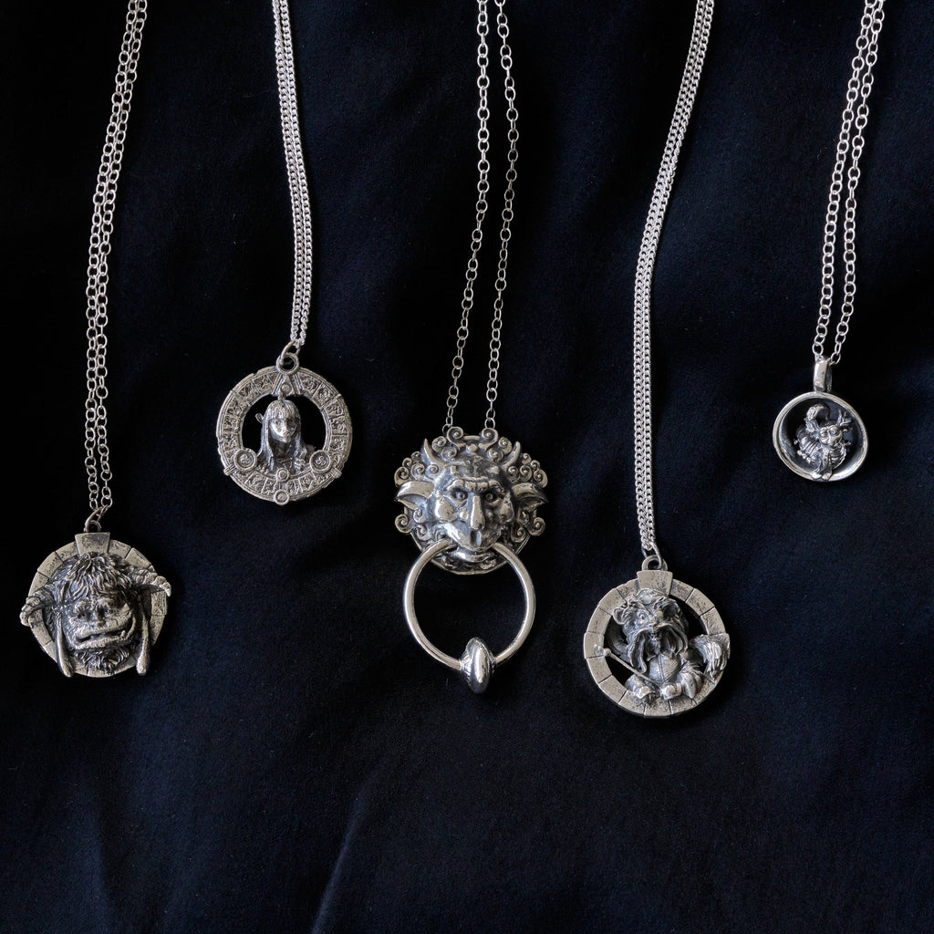 Labyrinth Movie Sir Didymus Sterling Silver Necklace