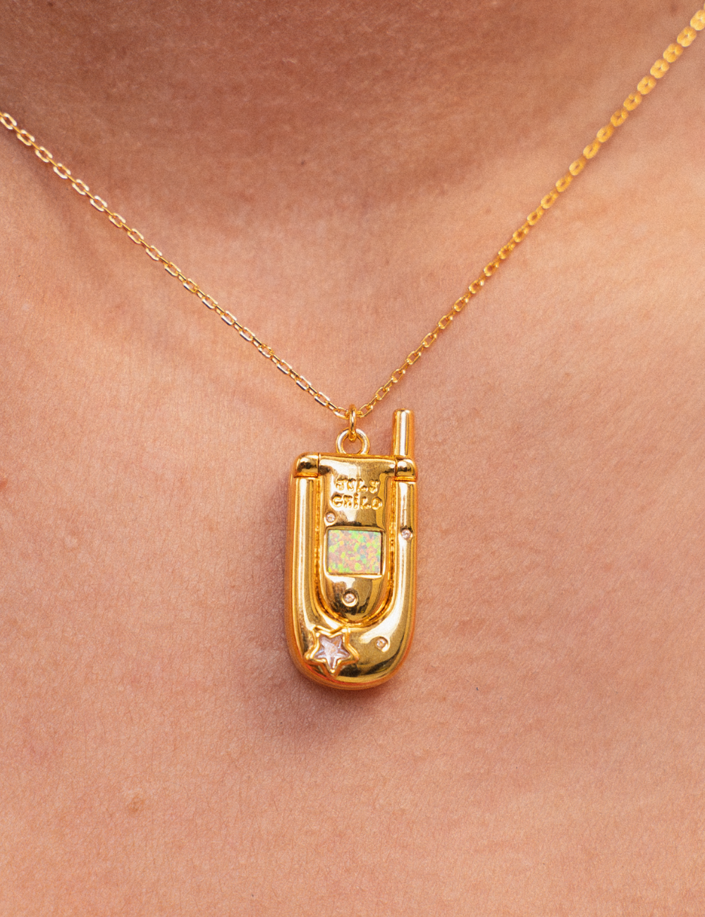 Sweet Talker Necklace Gold
