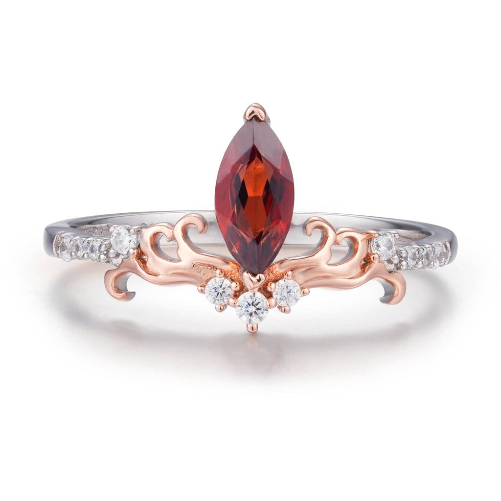 Fire Ring : White Gold Vermeil. Size 8 P1/2