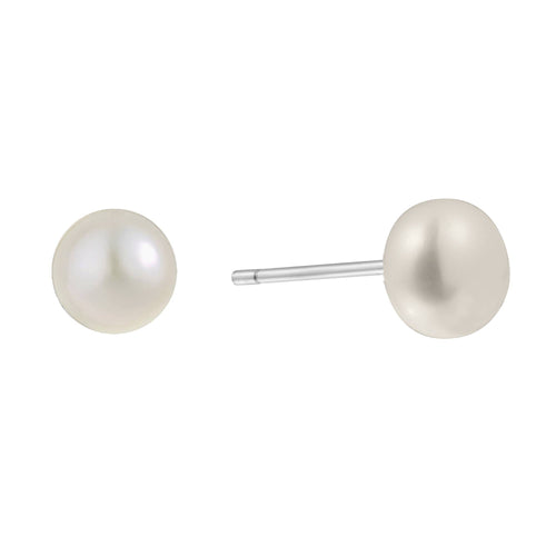 8mm Freshwater Pearl Studs: Studs
