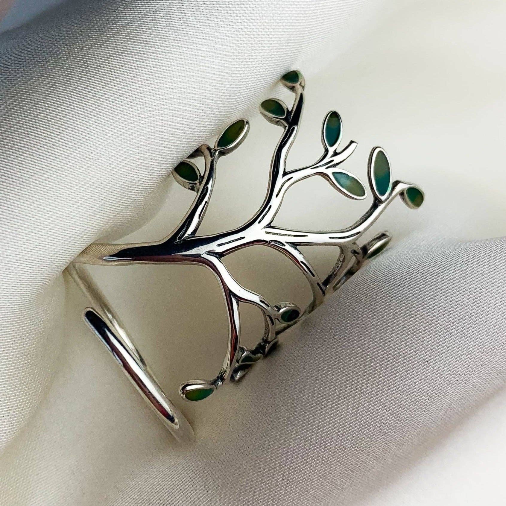 Sterling Silver Statement Tree Ring