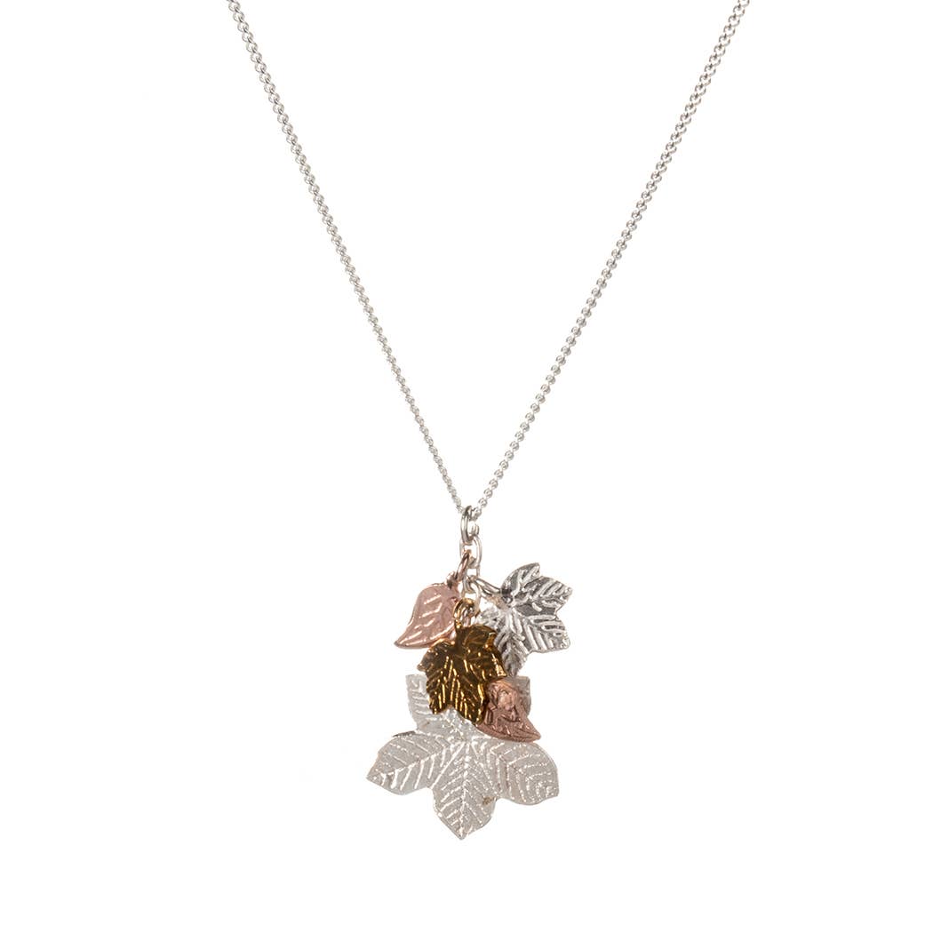 Leaves Cluster Necklace
