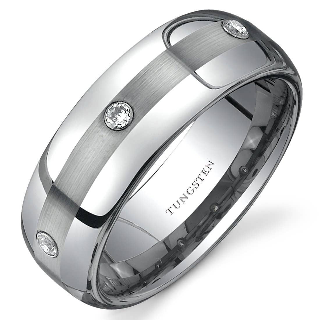 8mm Men's Premium Tungsten Band Size 11