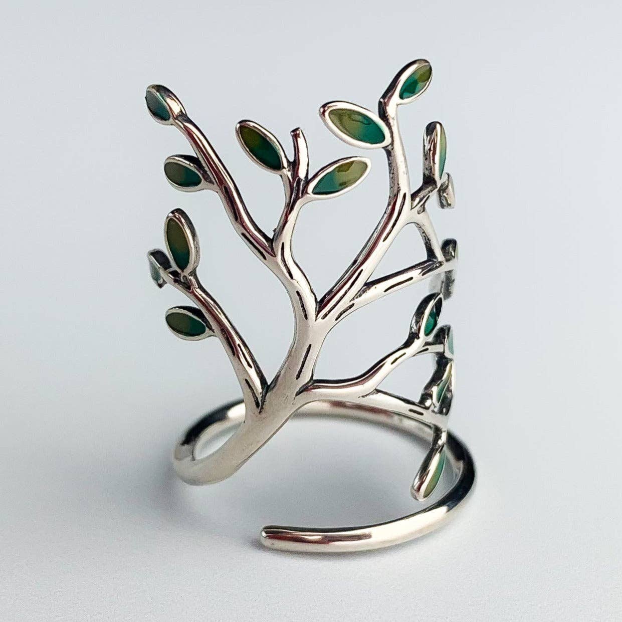 Sterling Silver Statement Tree Ring