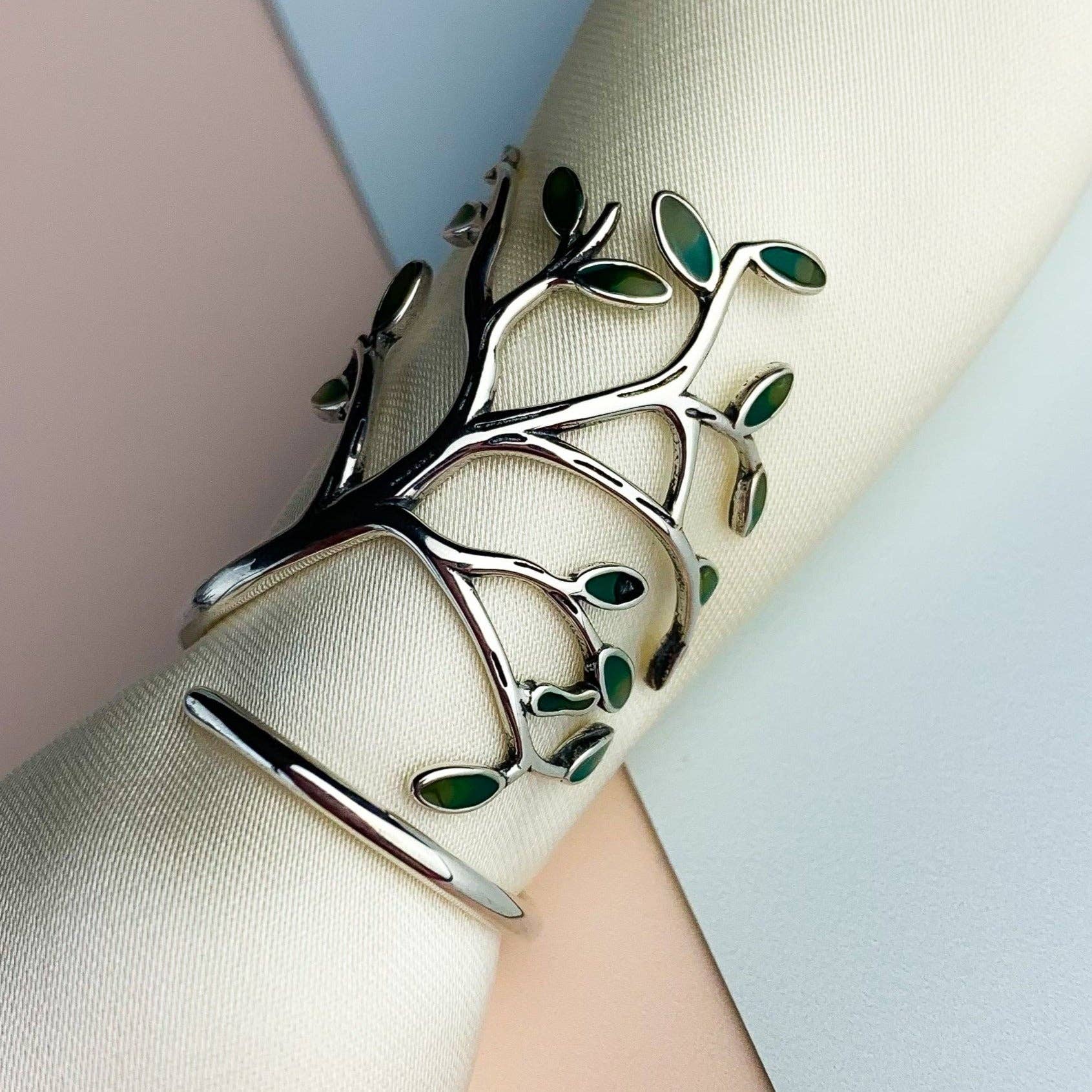 Sterling Silver Statement Tree Ring