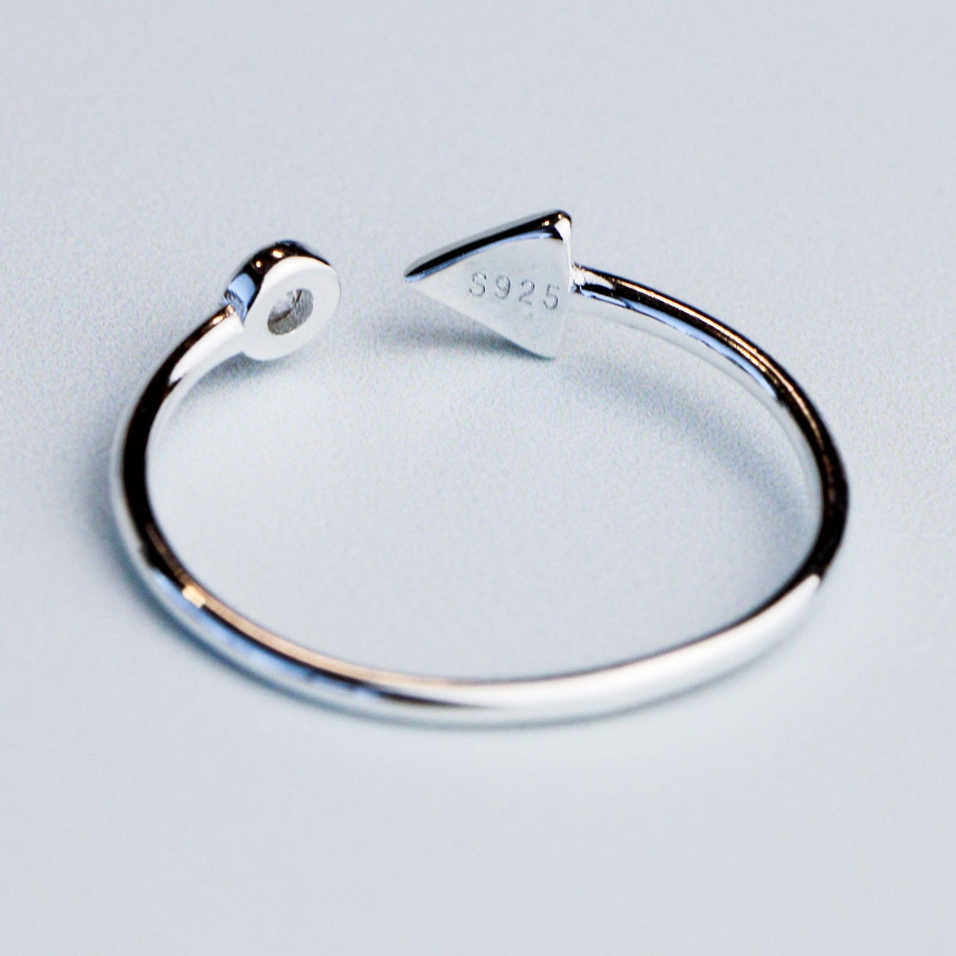 Sterling Silver Adjustable Arrow Point Ring