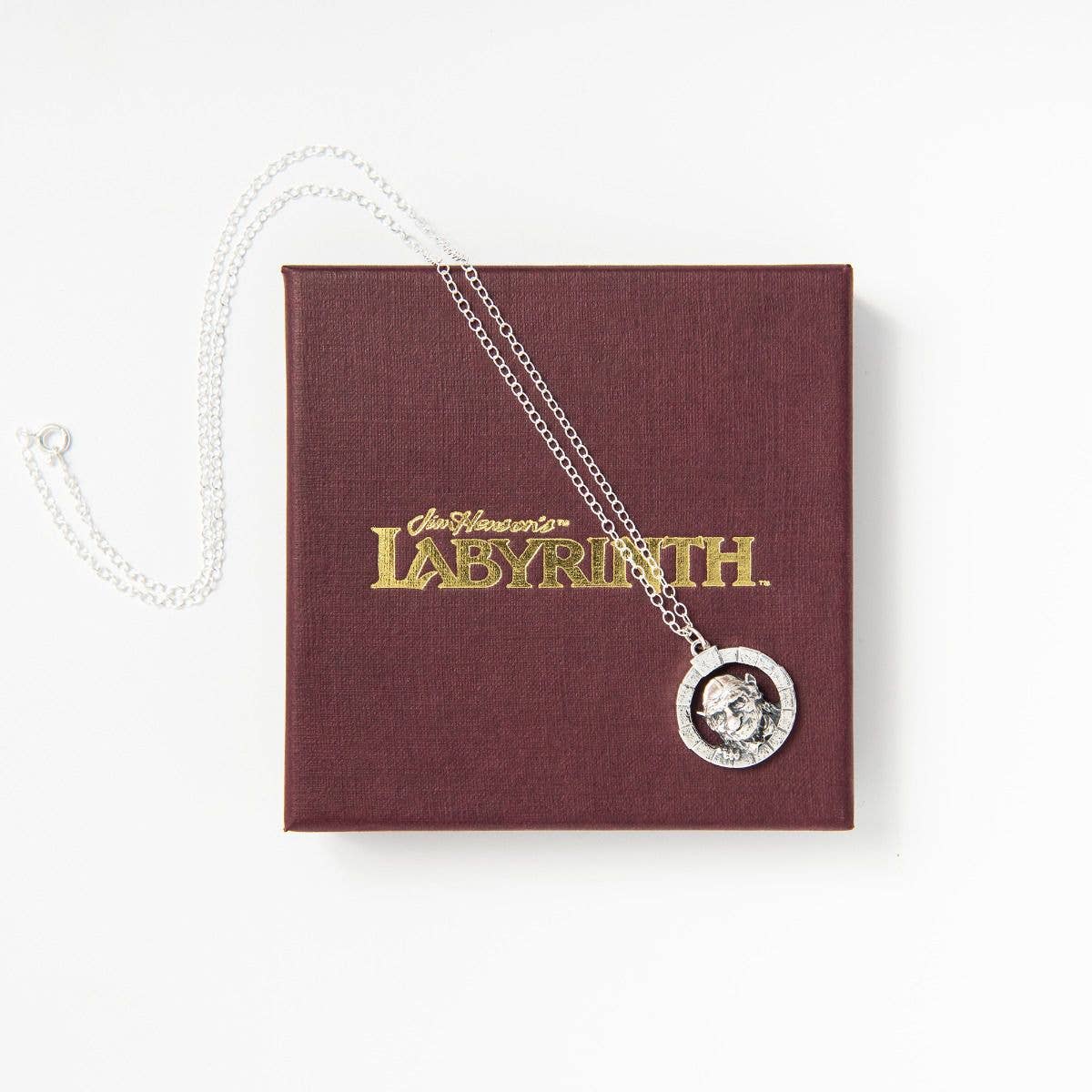 Labyrinth Hoggle Necklace: 925 Sterling Silver / Silver
