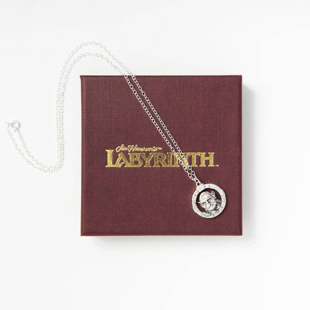 Labyrinth Hoggle Necklace: 925 Sterling Silver / Silver