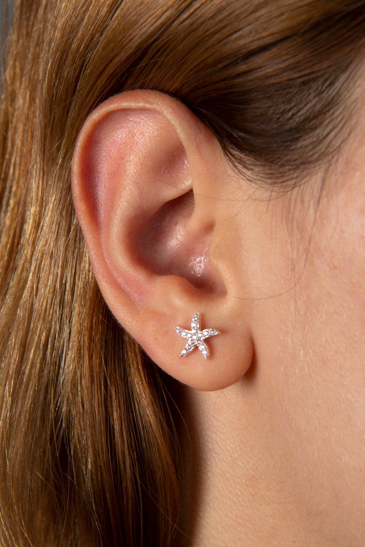 Women's 925 Sterling Silver Star Earrings: SILVER