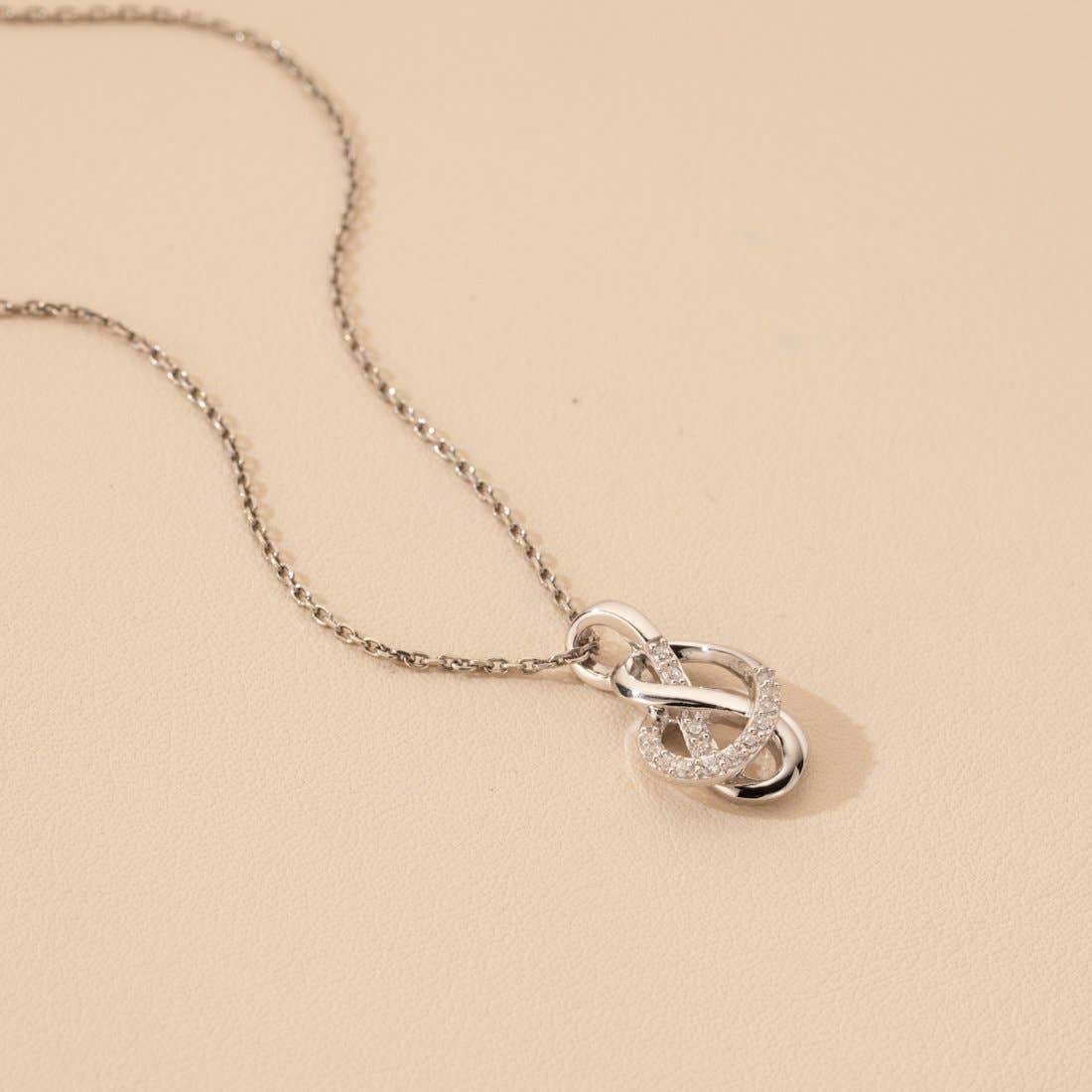 Sterling Silver Infinity Link Pendant Hypoallergenic