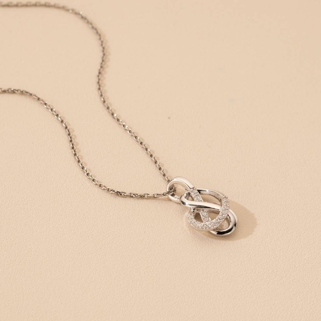 Sterling Silver Infinity Link Pendant Hypoallergenic