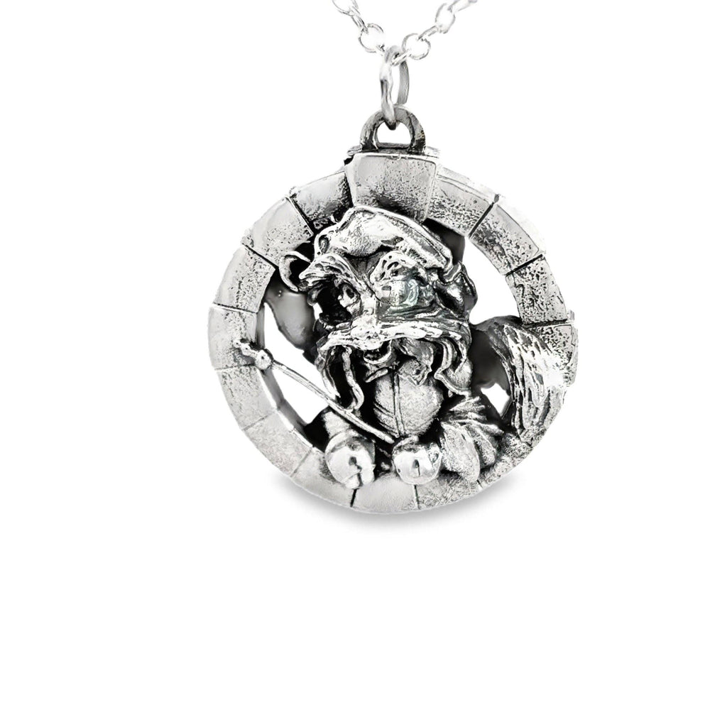 Labyrinth Movie Sir Didymus Sterling Silver Necklace