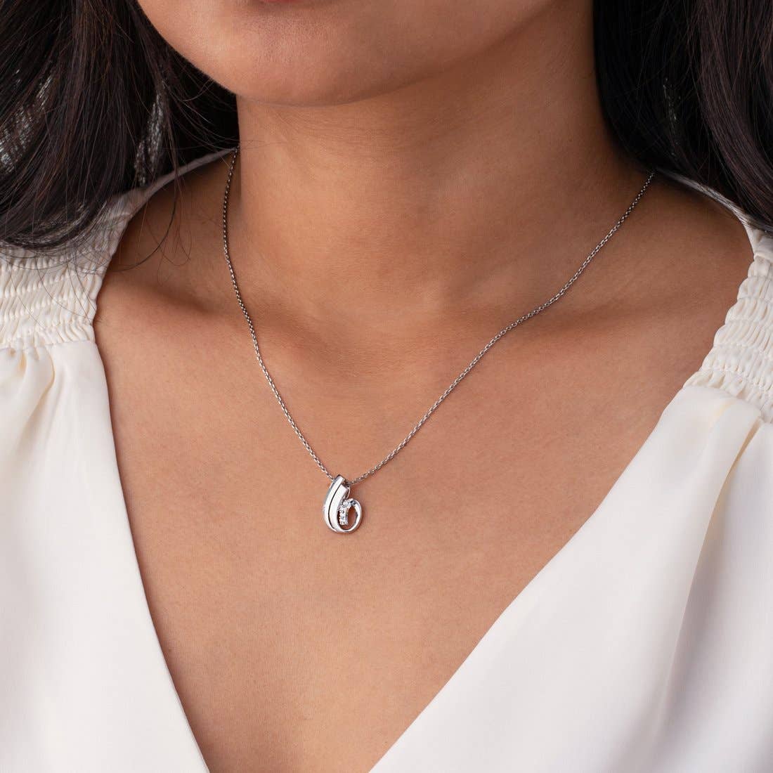 Sterling Silver Tulip Shell Charm Pendant Hypoallergenic