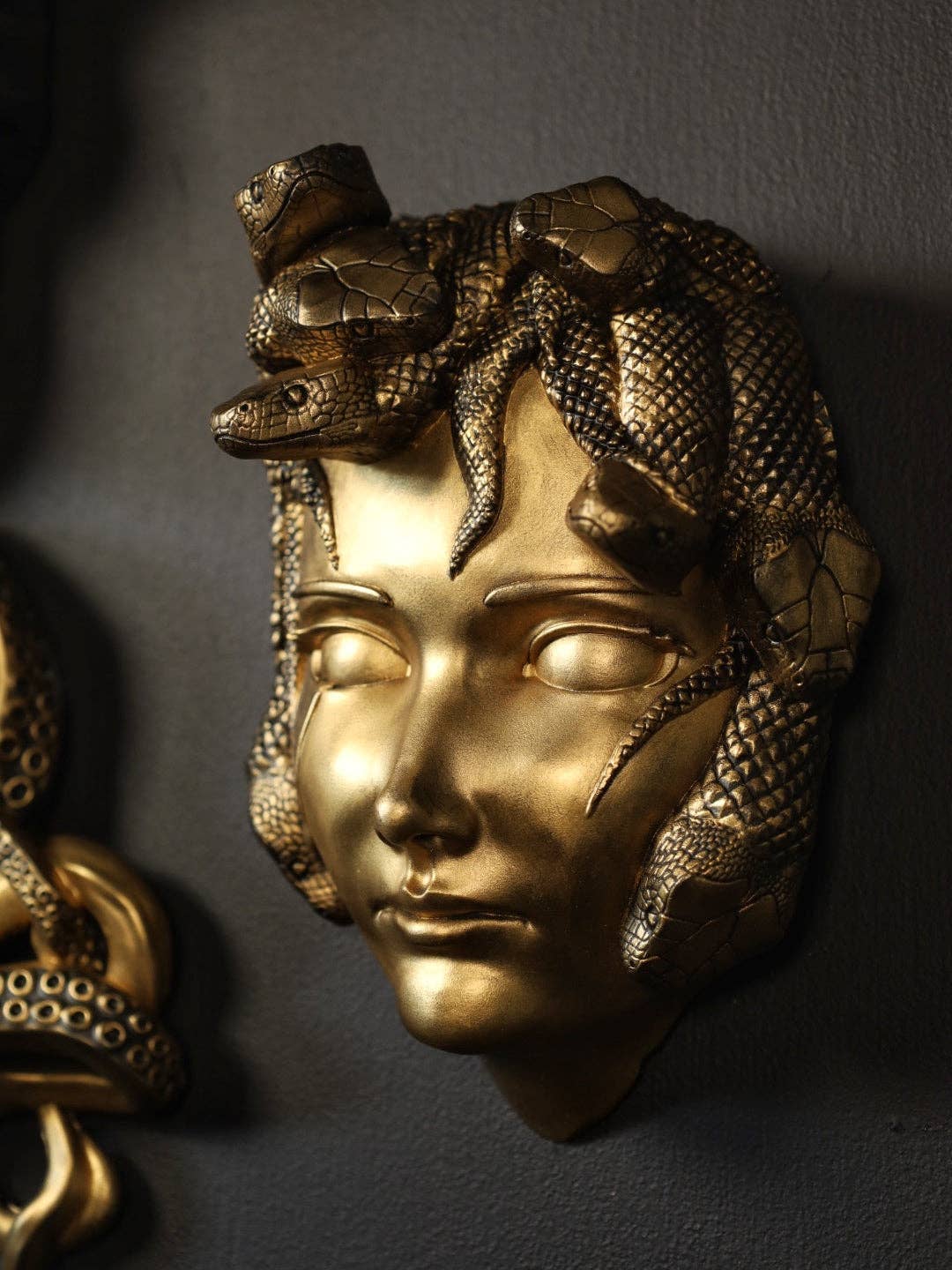Medusa Wall Hanging: Black