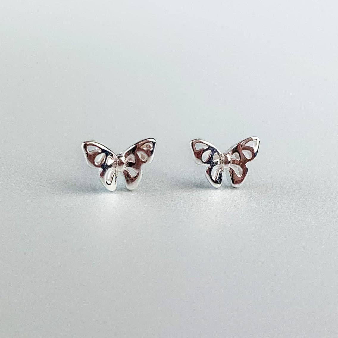 Delicate Butterfly Stud Earrings