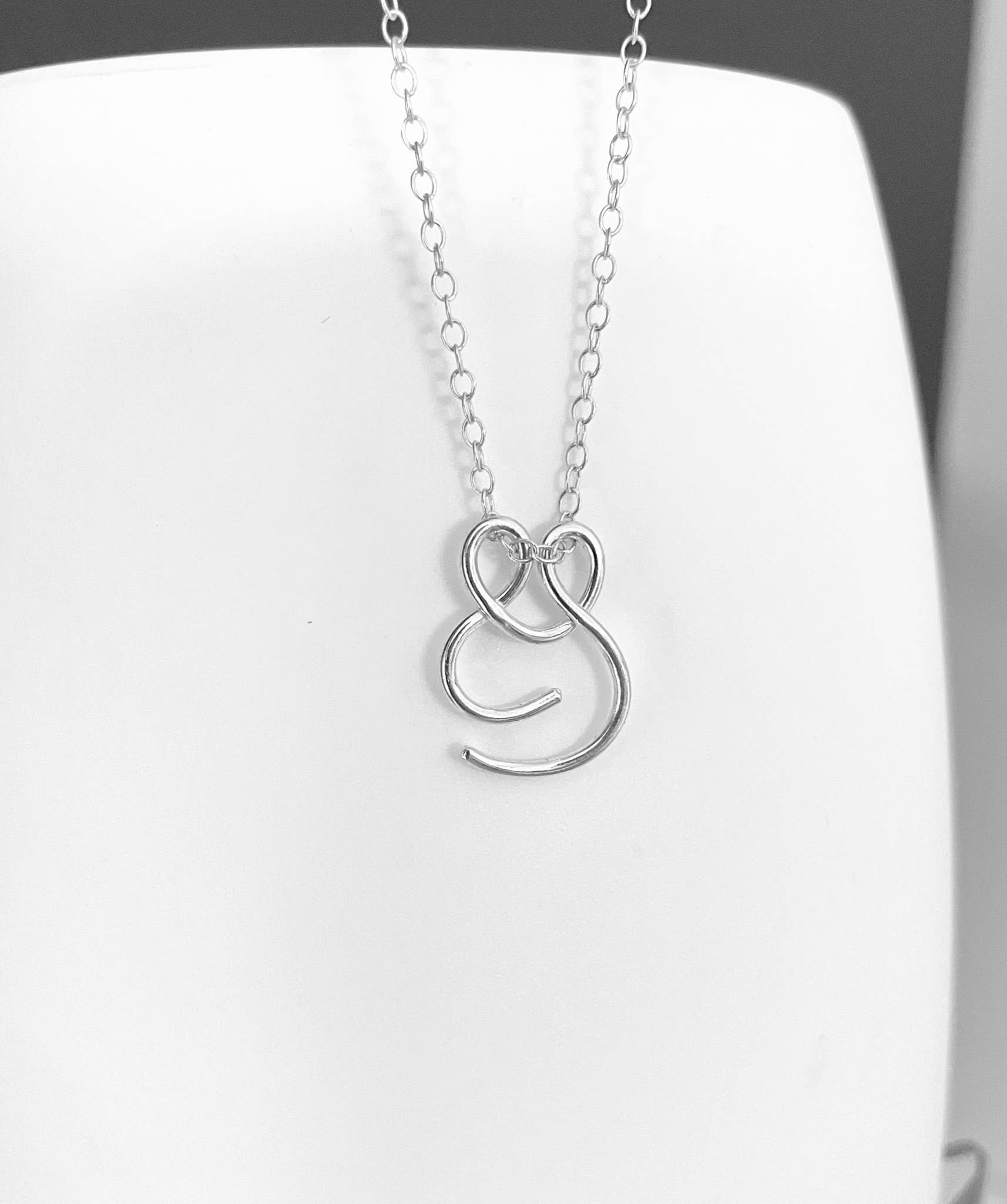 Friendship necklace sterling silver, meaningful necklace