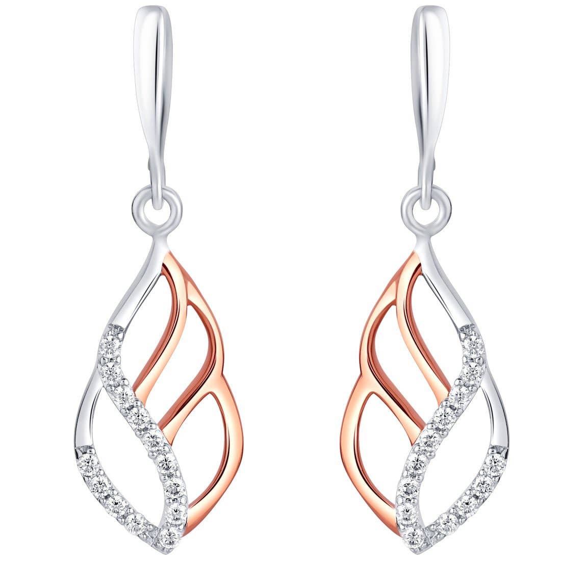 Sterling Silver Charming Paisley Earrings Hypoallergenic