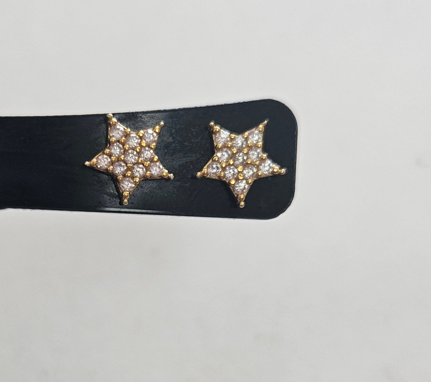 Women's Star Design 925 Sterling Silver Earrings: GOLD
